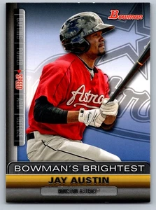 2011 Bowman Bowman's Brightest BBR9 Jay Austin Houston Astros Baseball Card - Picture 1 of 2