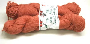 2 Cherry Tree Hill 100 % Superwash Merino a juego 4 oz 420 yardas rojo isla - Imagen 1 de 1
