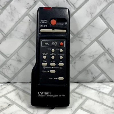 Videocámara Canon WL-400 FABRICANTE DE EQUIPOS ORIGINALES control remoto limpia probada y funciona VER VIDEO Foto 1 de 4