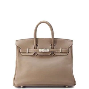 HERMES Birkin Size 25 Swift Leather Etoupe - Picture 1 of 15