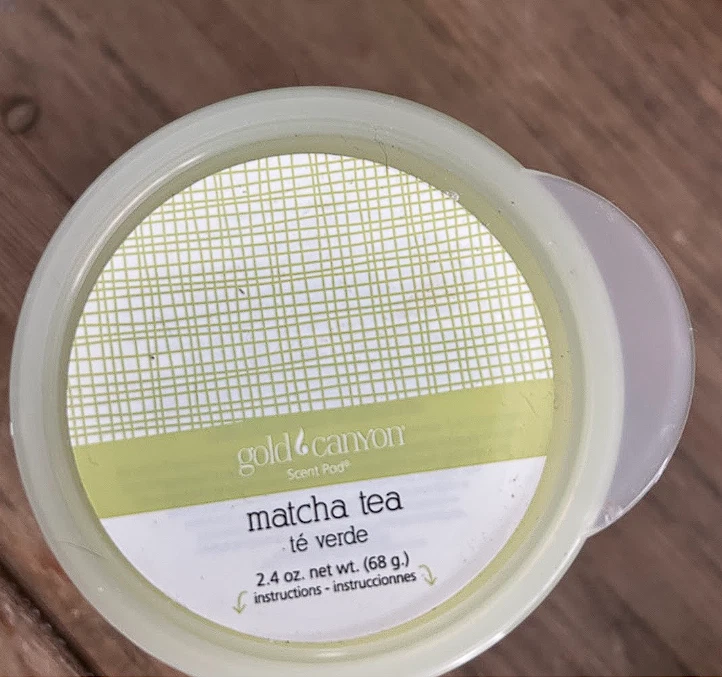 GOLD CANYON Velas SCENT POD 2.4 OZ MATCH TEA TE VERDE, NUEVO Foto 1 de 1
