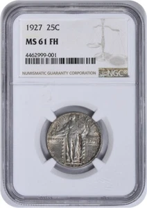 1927 Standing Liberty Silver Quarter MS61FH NGC - Picture 1 of 2