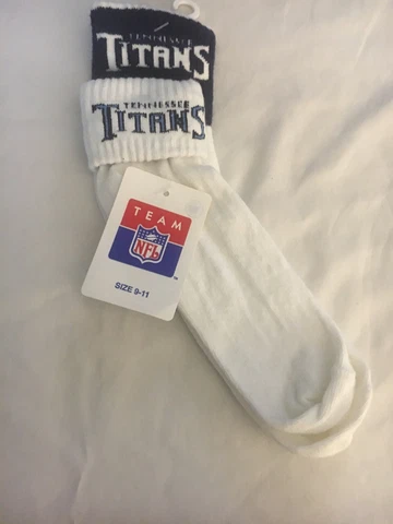 TENNESSEE TITANS WOMENS FLIP SOCK 2 LOOKS. STYLE HEAD TO TOES,NFL LICENSED NWT Cover