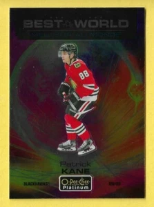 PATRICK KANE 2020-21 O-PEE-CHEE platinum BEST IN THE WORLD BW-6 insert - Picture 1 of 2