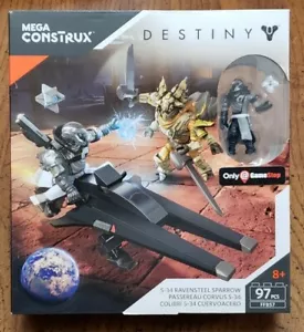 Mega Construx Destiny S-34 Ravensteel Sparrow FFB57 97 Pieces MISB VHTF - Picture 1 of 2