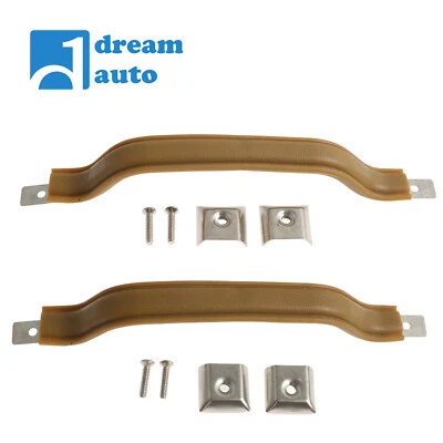 Tirador de puerta interior bronceado 2 piezas para Jeep Scrambler 1981-1985 1976-1986 CJ7 Foto 1 de 4