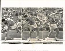 1968 Press Photo Shot put champion Randy Matson in the Olympic Games in Mexico