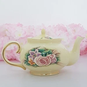 Crystal Cathedral Ministry Bone China Individual Tea Pot for One Corinthians 13 - Picture 1 of 13