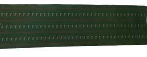 Cajón y barril corredor de mesa 110”x14,5” bastón de caramelo Navidad lona verde - Imagen 1 de 6