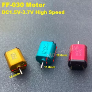 FK-030 DC 2.4V 3V 3.7V High Speed Power Mini 12mm*15mm DC Motor DIY RC Car Boat - Picture 1 of 8