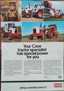 Case Tractor Magazine Advertisement Special Power 1977 - Picture 1 of 1