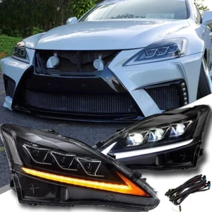 LED Headlights For Lexus IS250 IS350 ISF 2006-2013 3*Projector Plug & Play - Bild 1 von 9