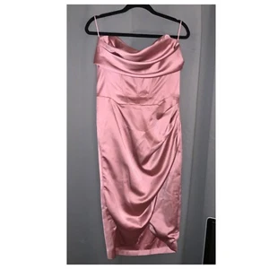 Bardot Pink Corset Dress Size 10 - Picture 1 of 4