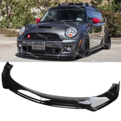 For MINI Cooper R53 R55 R56 F56 4pcs Front Bumper Lip Splitter Spoiler Kit Gloss - Image 1 of 4
