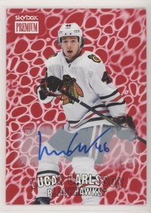 2020-21 Skybox Premium Prospects 1997-98 Retro Star Rubies Auto,Lucas Carlsson