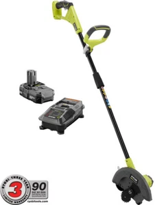 Ryobi Electric Cordless Edger Grass Lawn Reversible 18Volt Battery Charger P2310 - Picture 1 of 12