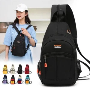 Messenger Bag Sling Chest Bag Shoulder Bag Mini Backpack Travel Bag - Picture 1 of 20