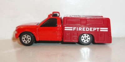 LOOSE MAISTO FRESH METAL 1:64 SCALE RED FIRE DEPARTMENT VEHICLE - Image 1 of 4