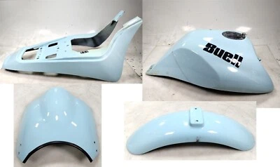Buell M2 X1 S1 1997 ciclón tanque de gasolina carenado trasero guardabarros mosquitera kit Foto 1 de 4