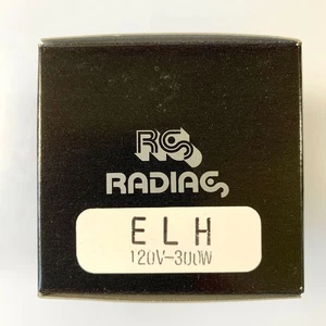 RADIAC ELH 120V 300W Wolfram Halogen Projektionslampe NEU in BOX MADE in JAPAN - Bild 1 von 5