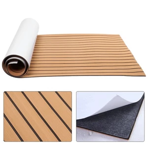 (gold+schwarz)Eva Teak Schaum Deckbeschläge Selbstklebende Bootsbelag-Matte - Bild 1 von 9