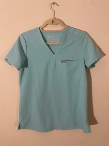 Figs Technicall Collection Womens Scrub Top Teal Sz XS - Picture 1 of 8