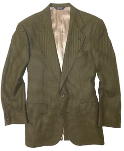 Nordstrom Blazer 39R Plaid Silk Excellent Condition Jacket Sport Coat - Picture 1 of 5