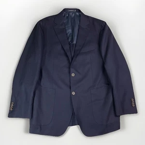 SuitSupply Blazer 44R Havana Blue Jacket Vitale Barberis Canonico Mens - Picture 1 of 11