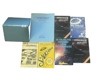 Book Lot -Vintage Space, Rockets, UFOs, Aliens, Secret Programs - Image 1 of 3