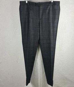 Pantalones de vestir Brunello Cucinelli lana lino seda cachemir ventana 52IT 36 USADOS EN EXCELENTE ESTADO - Imagen 1 de 12