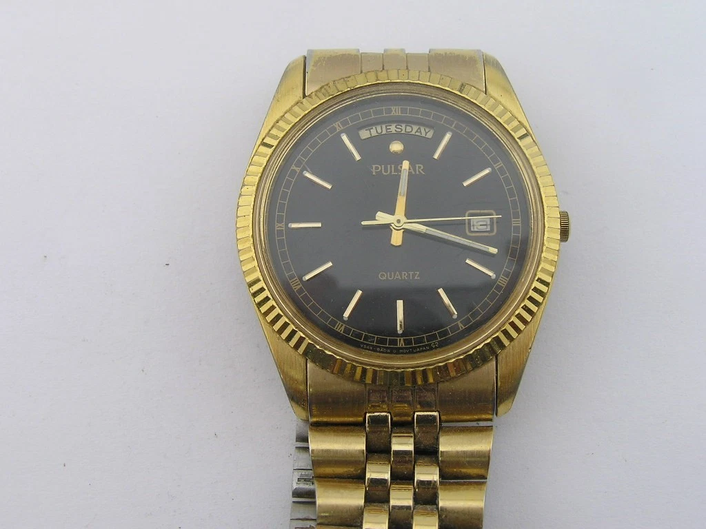 Pulsar Black Wristwatches for sale | eBay