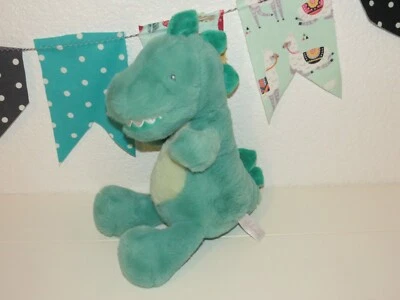 Ebba Aurora Baby Green T-Rex Dinosaur Ryker Eco Collection Stuffed Plush Toy 13" - Image 1 of 3