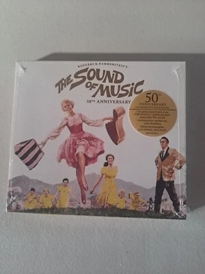 The Sound of Music 50th Anniversary Soundtrack CD Julie Andrews Hype Sticker New - Image 1 of 3