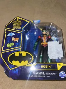 BRAND NEW Spin Masters DC Comics Tech Suit Robin 4-inch Action Figure - Picture 1 of 4