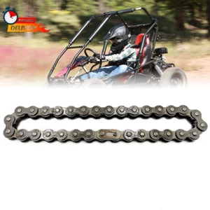 Cadena de transmisión QYMOTO KT196 Go Kart 420 cadena 32 eslabones para Coleman 196cc Go Kart Jac - Imagen 1 de 12
