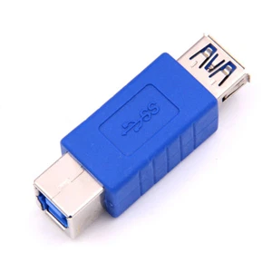 USB 3.0 A Female to Printer B Female Coupler Adapter Converter Plug connector - Picture 1 of 4