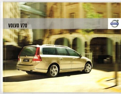 Volvo V70 2009-2010 UK Market Sales Brochure SE, SE Lux, R Design & Premium - Image 1 of 2