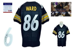 Hines Ward SIGNED Jersey - PSA/DNA - Pittsburgh Steelers Autographed - Black - Picture 1 of 1