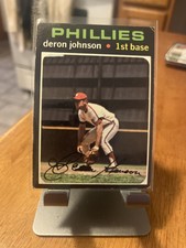 1971 Topps Deron Johnson 490 Philadelphia Phillies Vintage 2777
