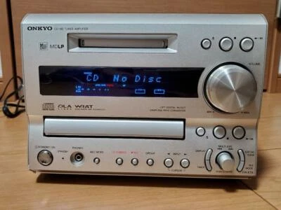 ONKYO FR-X7 CD/MD Mini Stereo Component System 100V Amplifier JP Console only FS - Image 1 of 4