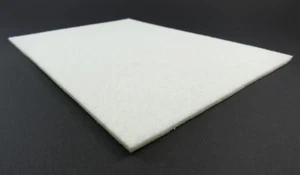 5 Profi Filzplatten weiß 3,5mm, stark selbstklebend Filzgleiter A2 A3 A4 A5 A6 - Bild 1 von 3