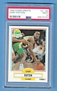 1990 Fleer Update Gary Payton Supersonics #U-92 Rookie PSA 9 #52213140 HOF 2013 - Picture 1 of 2