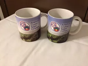 2 Vintage American Crystal Sugar Company Coffee Mug - Picture 1 of 8