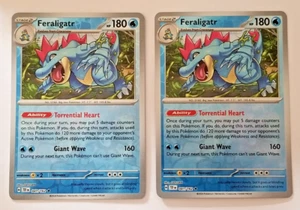 Feraligatr 041/162 Sv05: Temporal Forces Reverse Holo - NM Condition (X2) - Picture 1 of 2