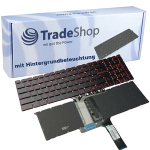 Original Notebook Tastatur Deutsch für MSI GP62 WS70 WS72 / mit Backlight Rot - Bild 1 von 3