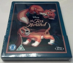 Disney's Fox and the Hound Embossed STEELBOOK (Blu-ray, UK) SEALED REGION FREE - Picture 1 of 10