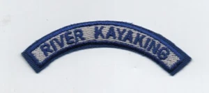 River Kayaking Rocker - Paddle Craft Safety, "Since 1910" Backing, Mint! - Picture 1 of 1