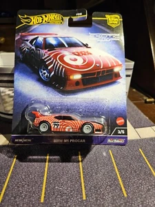 BMW M1 Procar Hot Wheels Car Culture Premium Exotic Envy Real Riders Metal - Picture 1 of 2