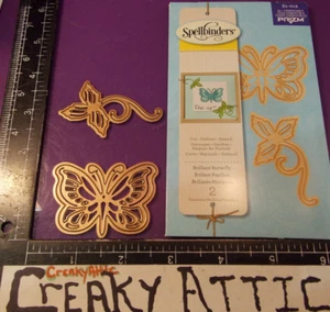 FERNS LEAVES PLANTS 3 DIE CUT EMBOSS STENCIL SPELLBINDERS S2197 CREAKYATTIC - Picture 1 of 1