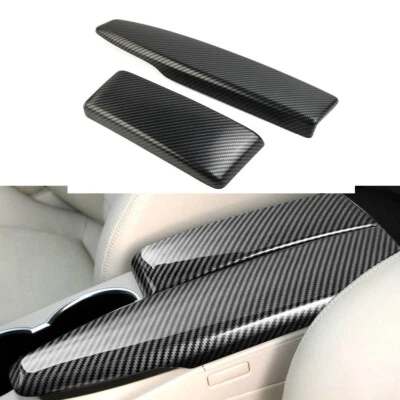 Cubierta de reposabrazos de fibra de carbono para Mercedes Benz Clase E E63 AMG W212 2010-2015 Foto 1 de 4